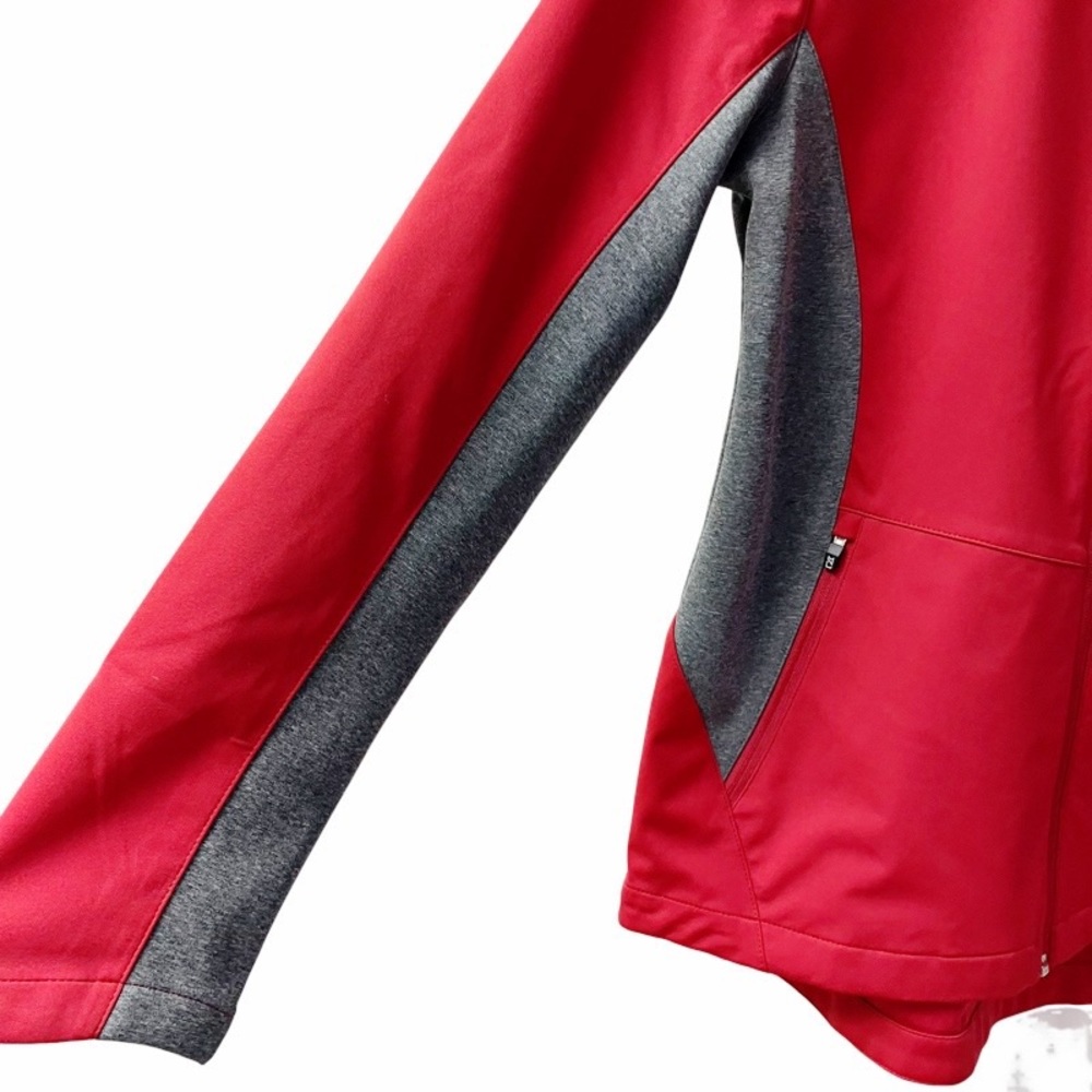 NWT Cutter & Buck CB WeatherTec Windbreaker Full Zip Jacket Mens Medium Red Gray - Picture 11 of 13